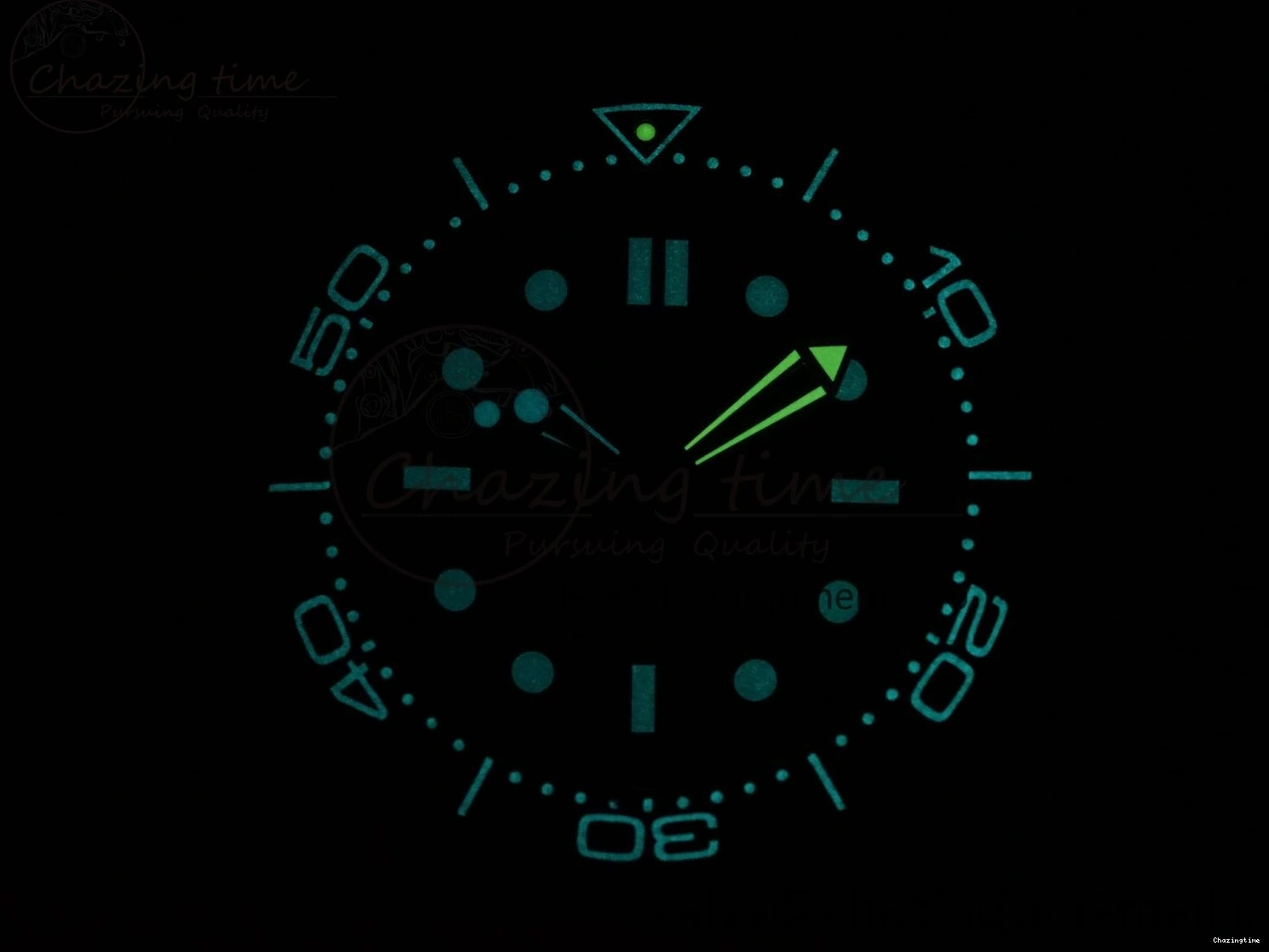 0510 Stylish Seamaster 300M Diver Rose Gold VSF 1:1 Best Edition Black Dial on Mesh Bracelet A 7662